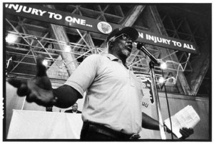 Leo Robinson, ILWU Local 10 pensioner. Photo by David Bacon.