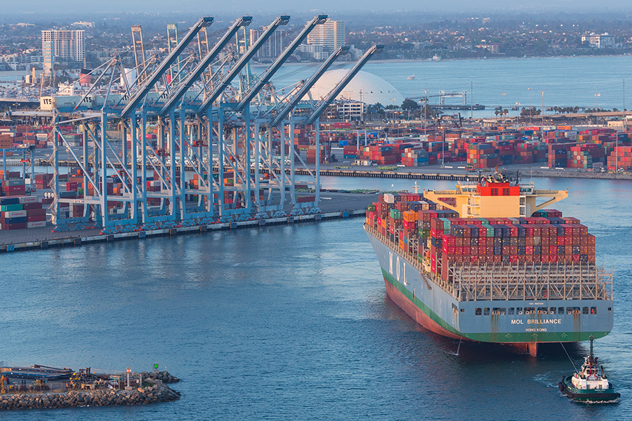 Port of Long Beach sees record cargo numbers in 2020; Cordero thanks frontline workers on the docks