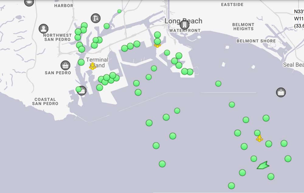 AJOT: Shipping congestion at SoCal ports shows signs of easing