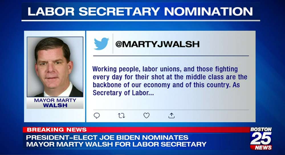 Senate confirms Marty Walsh to be Labor secretary