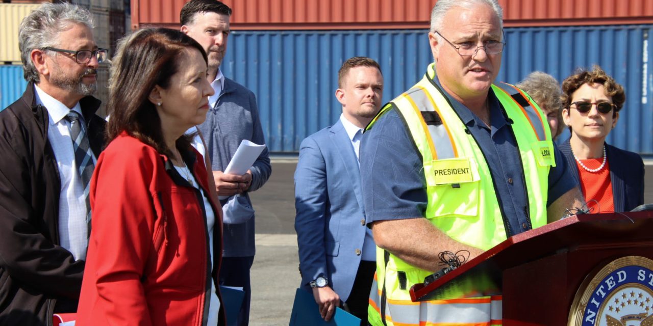 ILWU, Senior Officials Tour Seattle’s Investments in Electric Transportation