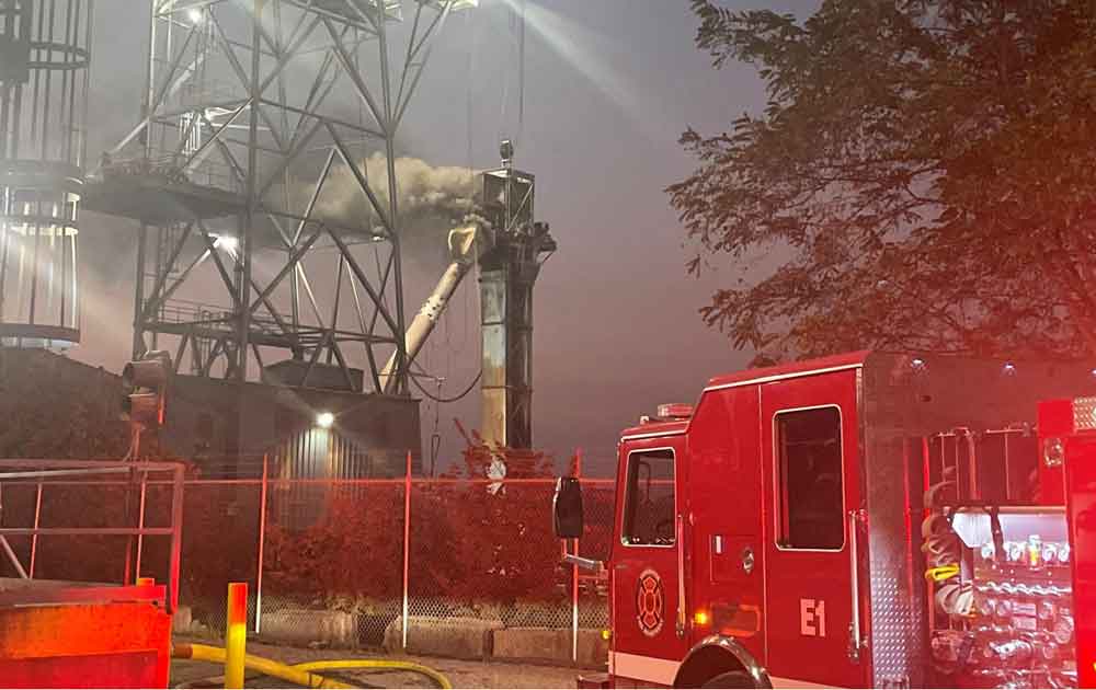 Fire damages Port of Vancouver USA grain elevator